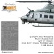 1/48 UH-1Y Venom Helicopter Canopy Paint Masks for Kitty Hawk #KH80124