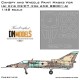1/48 IAI Kfir C2/C7 Canopy & Wheels Paint Masks for AMK kit #88001-A