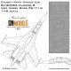 1/48 Su-30MKK Canopy Painting Masks for Hobby Boss kit #81714