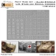 1/48 Allied Stars and Medical Crosses Paint Mask Stencils for Vehicles & Tanks 