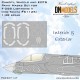 1/48 F-35B Canopy and Wheels Paint Masks Set for Tamiya kit #61125