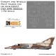 1/72 IAI Kfir C2/C7 Canopy & Wheels Paint Masks for AMK #86002