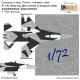 1/72 F-16C Alaska Arctic Splinter Aggressor Camouflage Paint Masks for Tamiya kits