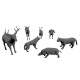 1/72 Miniature Animals - Medium-Sized Forest Animals