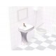 1/35 Miniature Furniture Vintage Ceramic Bathroom Sink