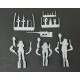 1/35 Modern British Army Crew set for HobbyBoss Wolf W.M.I.K kit (3 Figures)