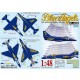 1/48 USN A-4F & F-4J Aerobatic Team Blue Angels Decals for Academy/Fujimi/Hasegawa kits