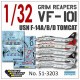 Decals for 1/32 USN F-14A/B/D VF-101 Grim Reapers
