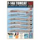 Decals for 1/48 USN F-14A Tomcat VF-1 "Wolfpack"