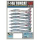 Decals for 1/48 USN F-14A Tomcat VF-211 "Checkmates"
