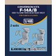 1/48 F-14A/B GRU-7A Ejection Seat/Seatbelt (2 sets) for Tamiya kits