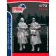 1/72 French 1940 Infantryman Marching Set 2 (2 figures)