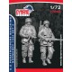 1/72 US Paratrooper Marching Ver.3, Normandy 1944 (2 figures)