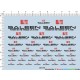 Decals - Saleen "Power In The Hands Of A Few" for 1/12, 1/18, 1/20, 1/24, 1/43 S
