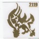 Gundam Metal Stickers (Golden) for Various Scales