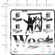 West Metal Logo Stickers Vol.2 for 1/12, 1/18, 1/20, 1/24, 1/43 Scales