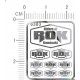 Kawasaki ROK Metal Logo Stickers for 1/12, 1/18, 1/20, 1/24, 1/43 Scales