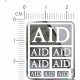 AID Metal Logo Stickers for 1/12, 1/18, 1/20, 1/24, 1/43 Scales