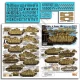Decals for 1/35 7.Pz.Div. Befehlswagen & Panzer IIIs Ausf. J L M N Operation Citadel
