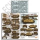 1/35 1. SS StuG IIIs in Paris, Kharkov and Kursk Decal