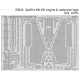 1/24 Supermarine Spitfire Mk.VIII Engine and Undercarriage Detail set for Airfix kits