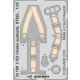 1/32 Polikarpov I-153 Chaika Seatbelts STEEL Detail-up set for ICM kits