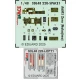 1/48 Mitsubishi A6M5 Zero (Nakajima) Panels 3D Decal and PE Seatbelts for Eduard kits
