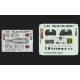 1/48 Curtiss P-40N Interior Details 3D Decal for Eduard kits