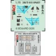 1/72 IAR-81C Fighter Instrument/Control Panels and Seatbelts for IBG kits