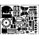 Photoetch for 1/48 J2M3 Raiden Type 21 for Hasegawa kit