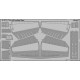 1/48 Bell P-39/400 Airacobra Landing Flaps for Eduard #8061/8062 (1 PE sheet)