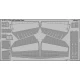 1/48 Bell P-39/400 Airacobra Landing Flaps for Eduard #8061/8062 (1 PE sheet)
