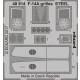1/48 Grumman F-14A Tomcat Grills Set for Tamiya kit (Steel, 1 Photo-Etched Sheet)