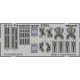 1/48 McDonnell Douglas F-4 Phantom II Green Seatbelts (Steel, 1 Photo-Etched Sheet)