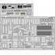 1/48 Boeing B-17F Flying Fortress Waist Section Photo-etched set for HK Model kits