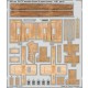 1/48 Boeing B-17F Flying Fortress Wooden Floors & Ammo Boxes Set for HK Models kits