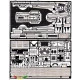 Photo-etched parts for 1/350 German battleship Tirpitz for Tamiya kit