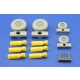 1/32 McDonnell Douglas F-4J/S Phantom II Wheels for Tamiya kit