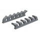 1/32 Supermarine Spitfire Mk.IX Exhaust Stacks Fishtail Type for Revell kit