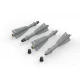 1/32 AIM-4D Air-to-air Missile Brassin Set 