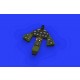 1/48 Grumman F6F-3 Hellcat LOOK Instrument Panel Set (Brassin) for Eduard kits