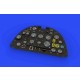 1/48 Supermarine Spitfire Mk.I Late Instrument Panel Detail Set for Eduard kits