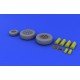 1/48 F-22A Raptor Wheels for Hasegawa kit