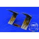 1/48 F-16 Fighting Falcon Air Brakes for Tamiya kit