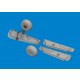 1/48 P-40E Warhawk Tail Wheel Bay for Eduard kits