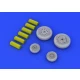 1/48 McDonnell F-4B/F-4N Phantom Resin Wheels Set for Academy kit