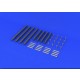 1/48 Soviet R-77 / AA-12 Adder Missiles with Racks (4pcs)