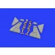 1/48 Hawker Tempest Mk.V Undercarriage Legs BRONZE Brassin Set for Eduard kits