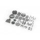 1/48 Focke-Wulf Fw 190A-8 Engine & Fuselage Guns Brassin Set for Eduard kits