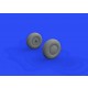 1/48 de Havilland DH.82 Tiger Moth Wheels set for Airfix kits